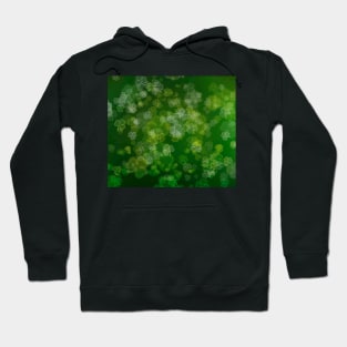 Dreamy Lucky Shamrock Bokeh Hoodie